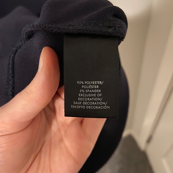 Ann Taylor Navy Sheath Dress | Size 0P - Picture 5 of 6